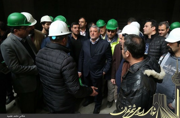 بازدید محسن هاشمی از خط 4 مترو-5