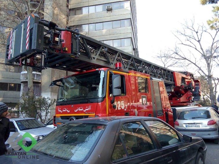 مانور آتش‌نشانی اکباتان 1398 3