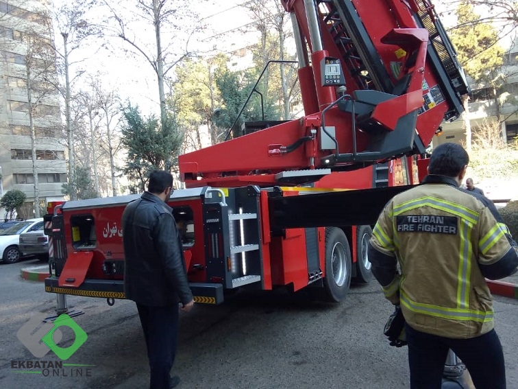 مانور آتش‌نشانی اکباتان 1398 4